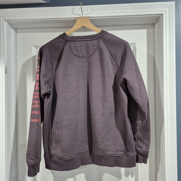 Carhartt Sweatshirt Womens XL Dusty Purple Relaxed Fit Crewneck Midweight Fleece - Picture 2 of 10